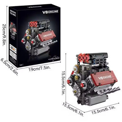 Motor V8  de construcción